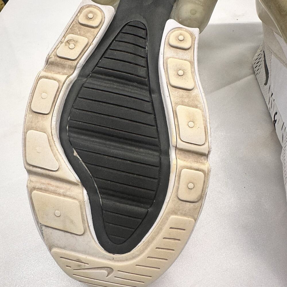 Nike Air Max 270 White Mesh Lace-Up Shoe AH6789-100 Women's Size 11 Running - Picture 9 of 14